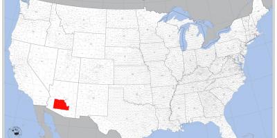 فینکس < ؛ ؛ > ریاستہائے متحدہ امریکہ کے نقشے